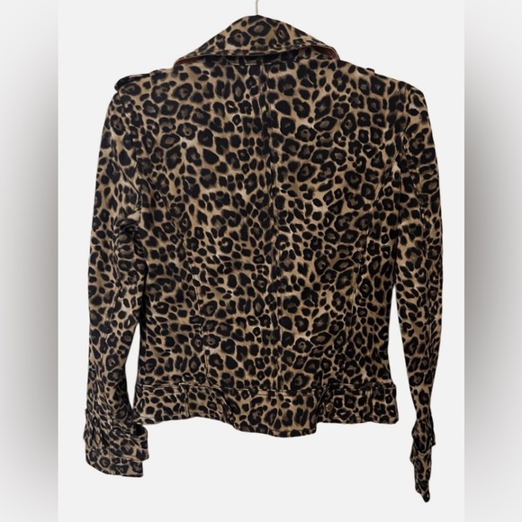 White House Black Market Animal Print Jacket - Picture 4 of 7